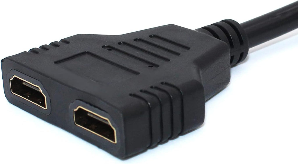 HDMI Splitter 1 in 2 Out Male to Dual Female 1080P 30cm Z563
