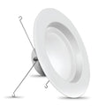 5 in./6 in. 120-Watt Equivalent Selectable CCT Integrated LED Retrofit White Recessed Light Trim Downlight H4068