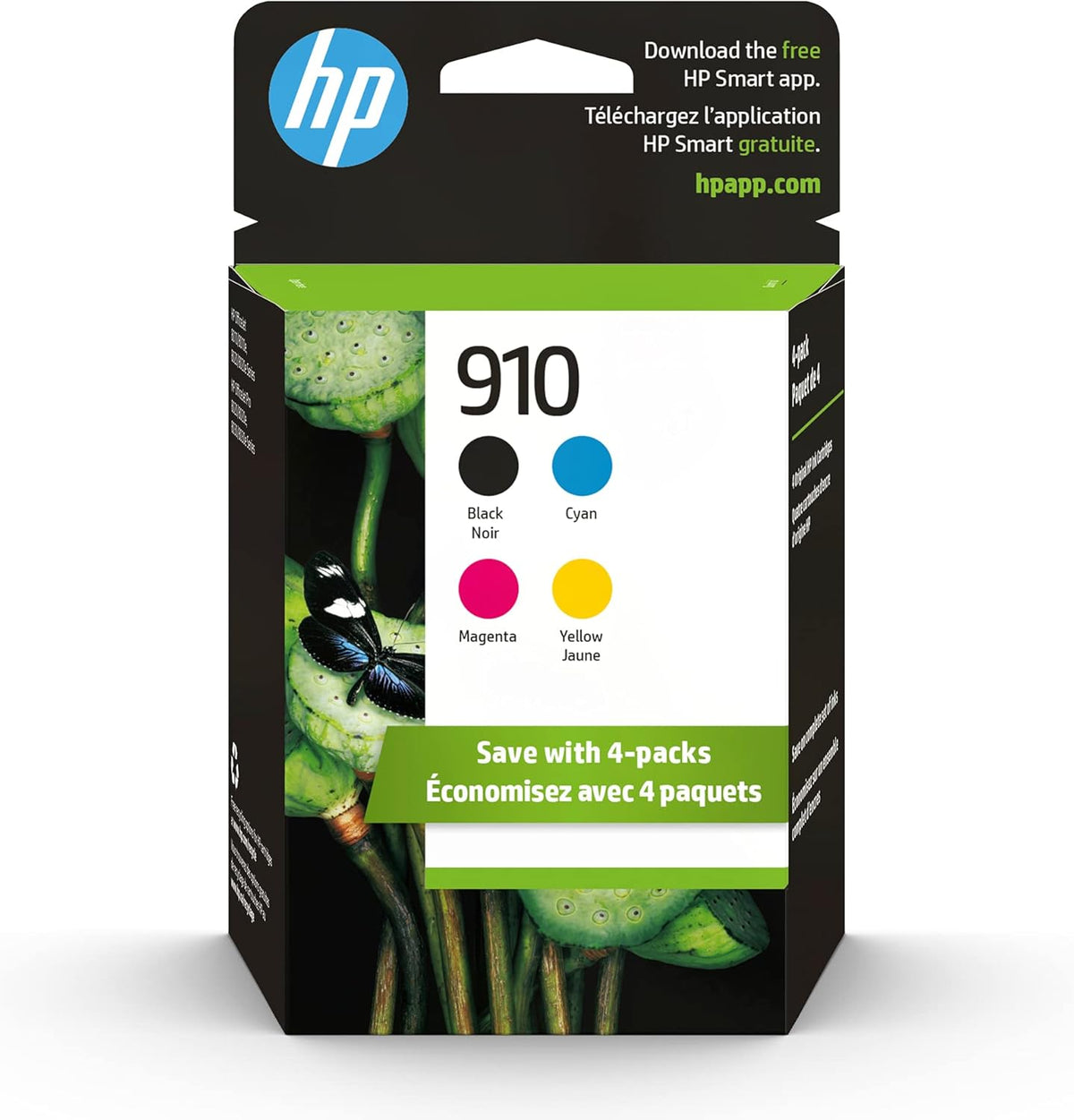 Black, Cyan, Magenta, Yellow Ink Cartridges (4-pack) G7782