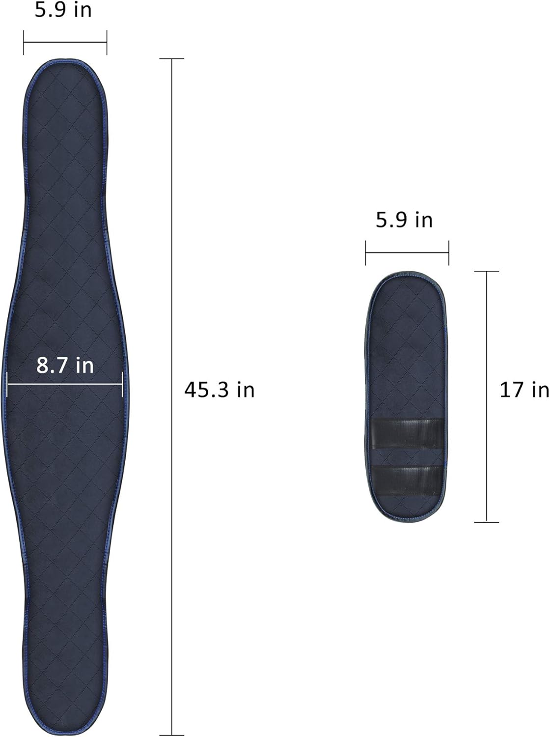Heating Pad with Heat Vibration Lower Back Massager Auto Shut Off Heated Waist Belt X297727