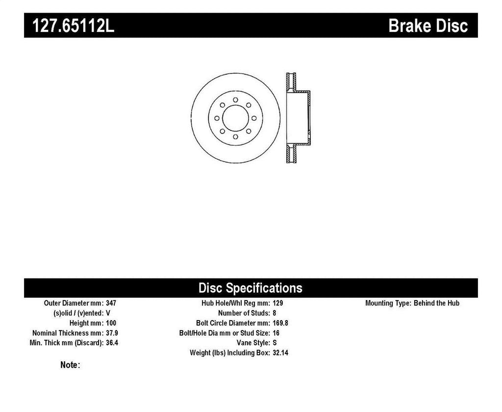 Slotted & Drilled Sport Brake Rotor M1948