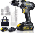 20V Cordless Drill Set with 1/2'' Keyless Metal Chuck S64461