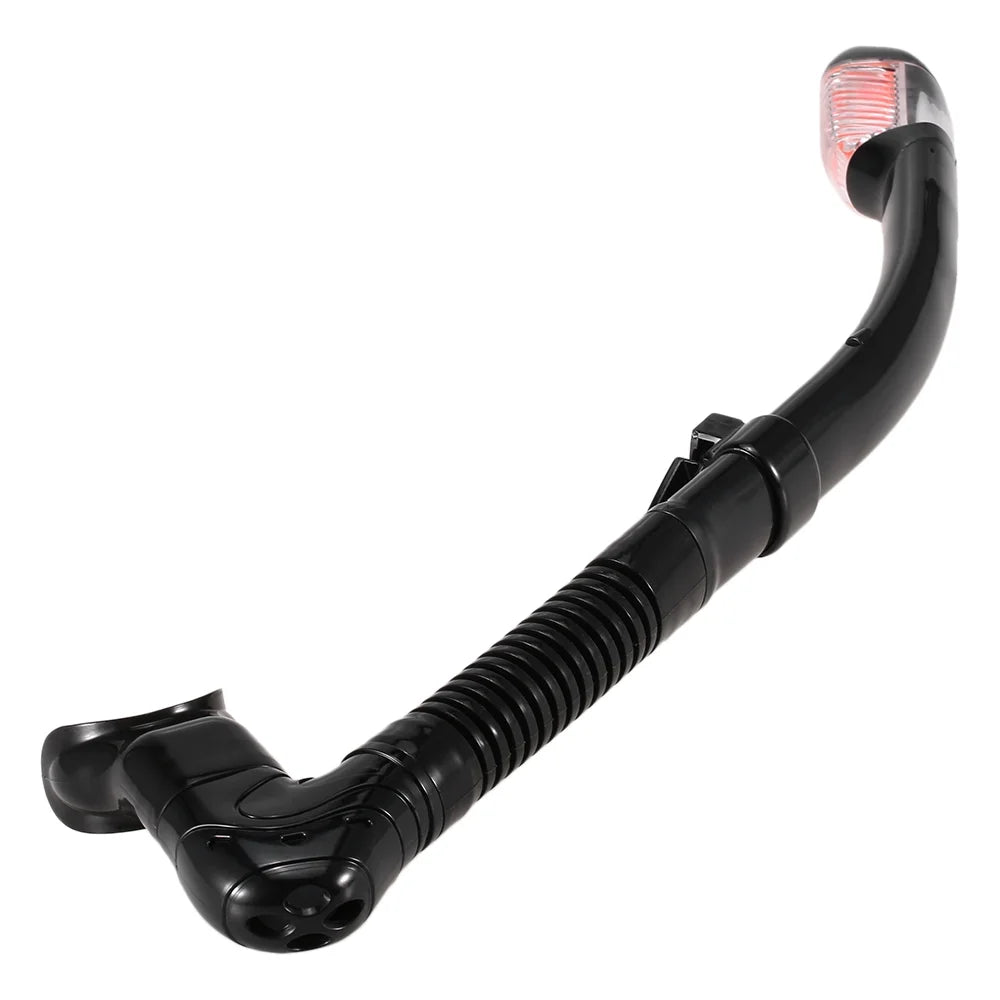 Freediving Snorkel Set with Tempered Glass Lens Goggles H730422