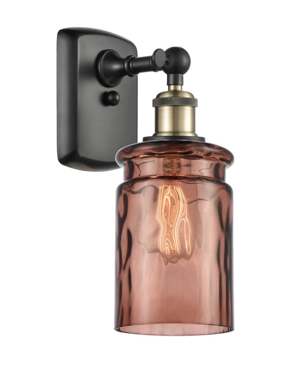 Black Antique Brass 1 Light Sconce V475442