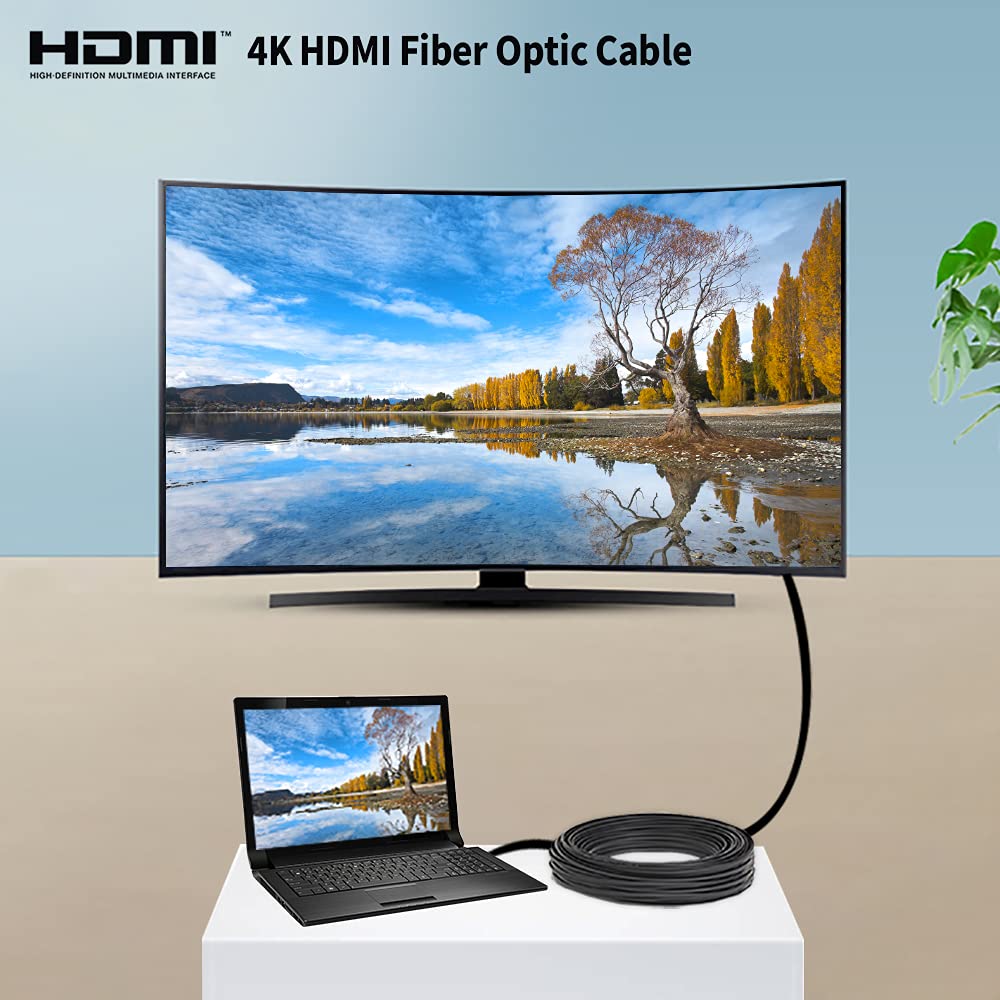 Fiber Optic HDMI 2.0 Cable 32FT 10m Pack of 2 H967