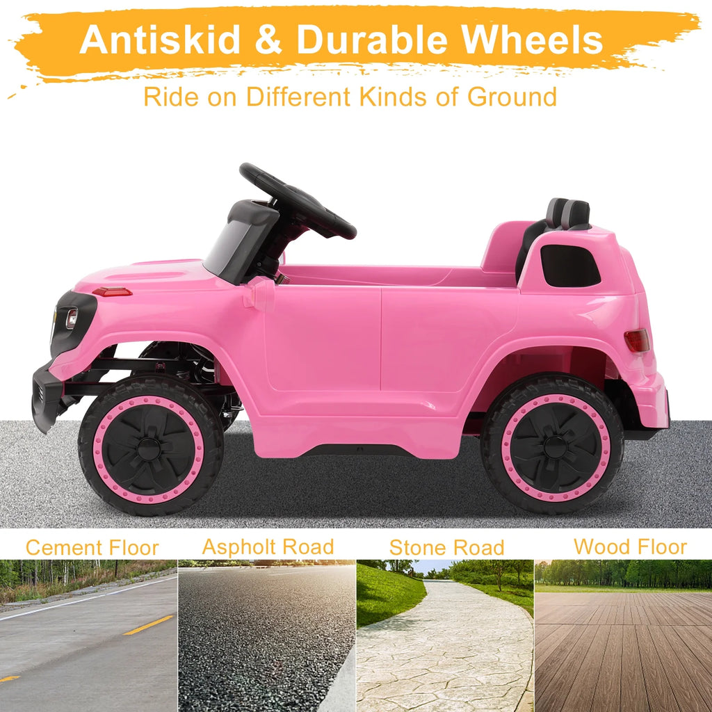 Pink Kids Ride on Car Electric Truck with Remote Control G81107