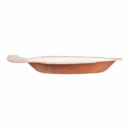 100 Trays Natural Palm Leaf Disposable Trays E122351