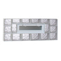Frameless Replacement Glass Block Window 44-in x 18-in M290