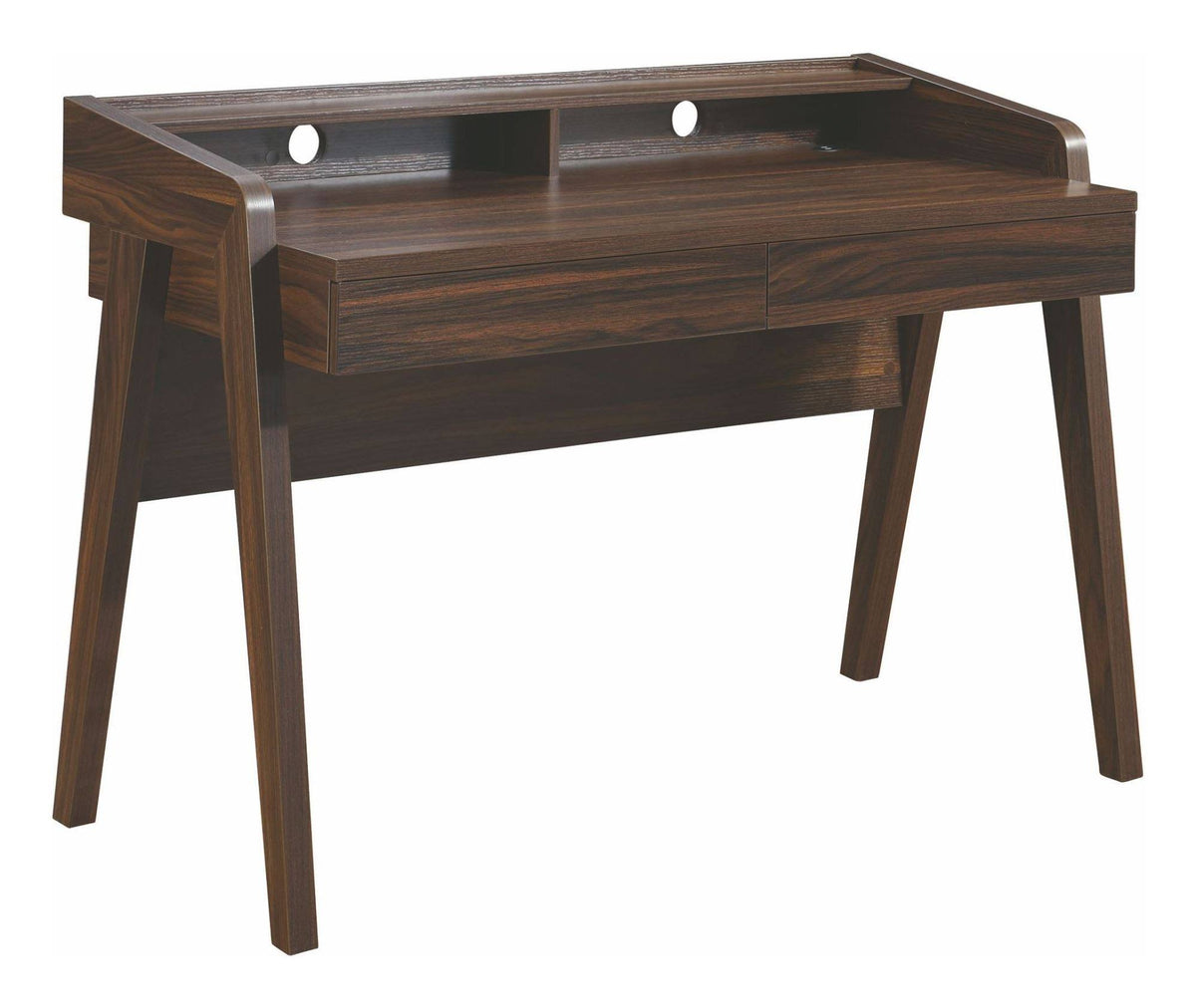 Walnut Writing Desk with Outlet Z850