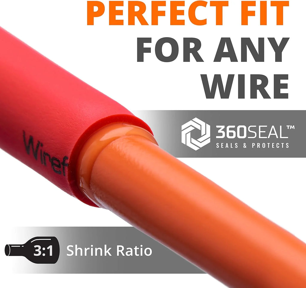 3/4" 3:1 Ratio Adhesive Lined Heat Shrink Tubing Red 50 Feet Roll L2973