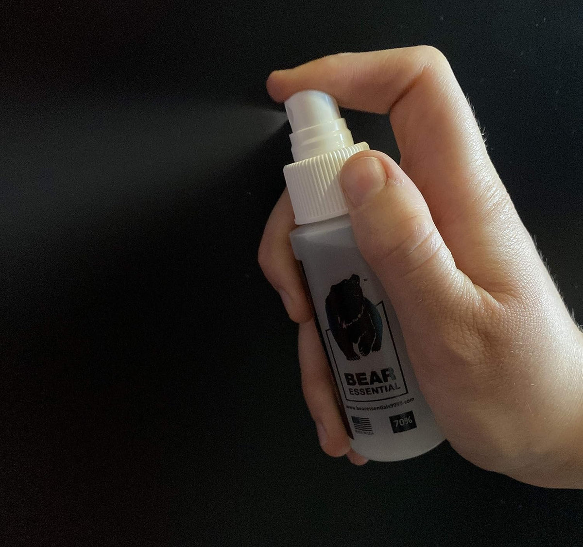 High Purity USP Grade Isopropyl Alcohol 70% 24 Spray Bottles 2 OZ Each W802