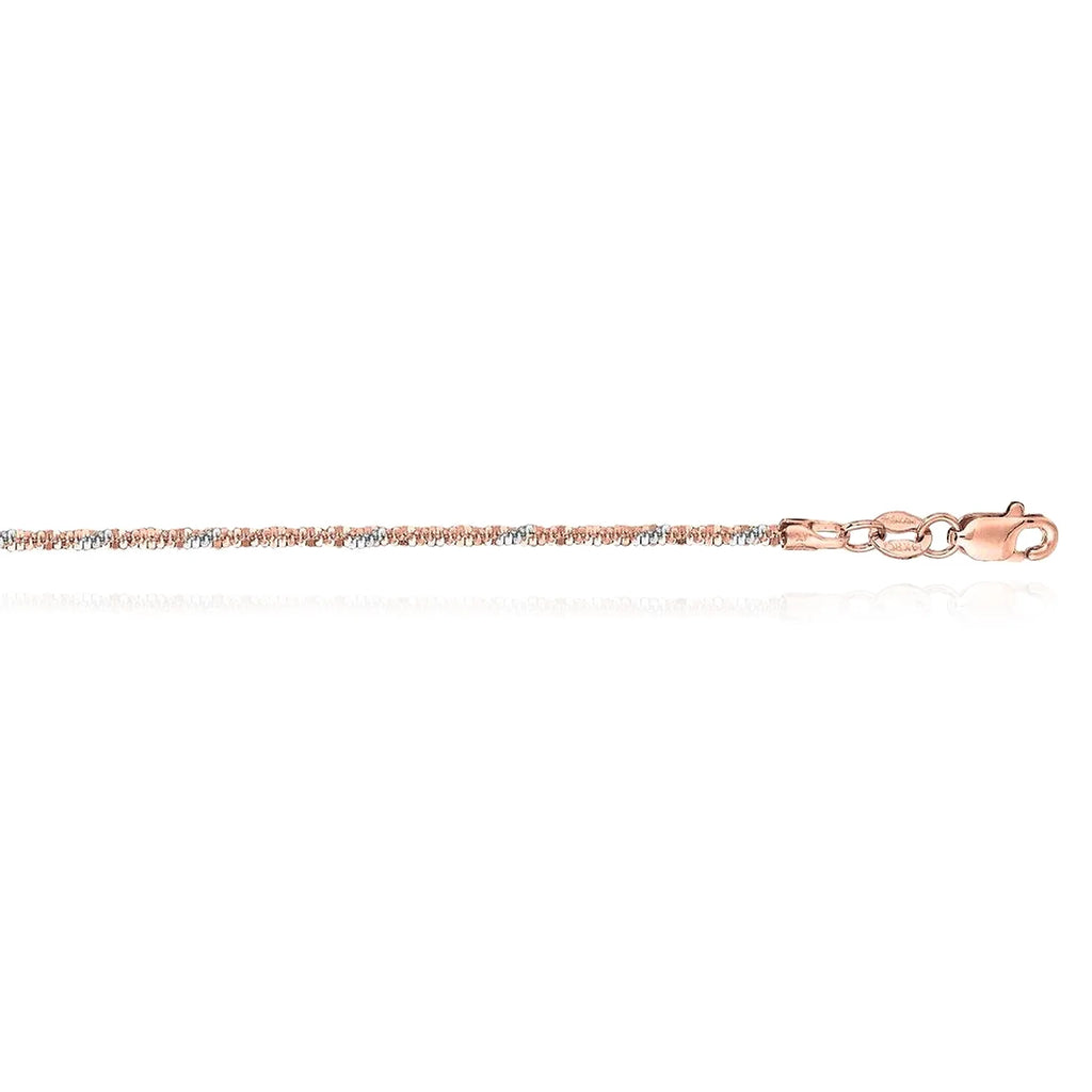 14K Gold 1.5mm Diamond-Cut Chain 16"-20" Z417