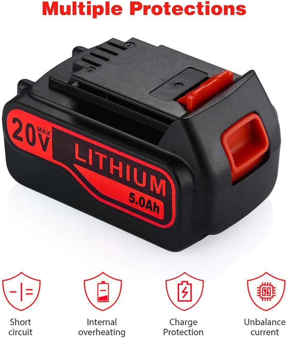5.0Ah 20V Lithium-Ion Rechargeable Battery H6795