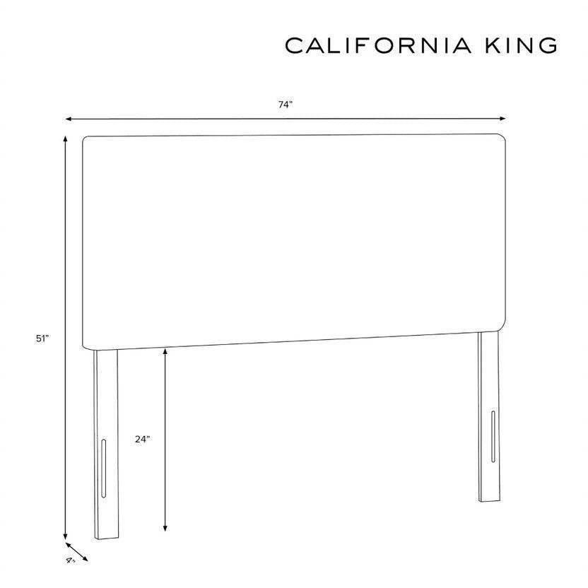 California King Velvet Channel Headboard Z529