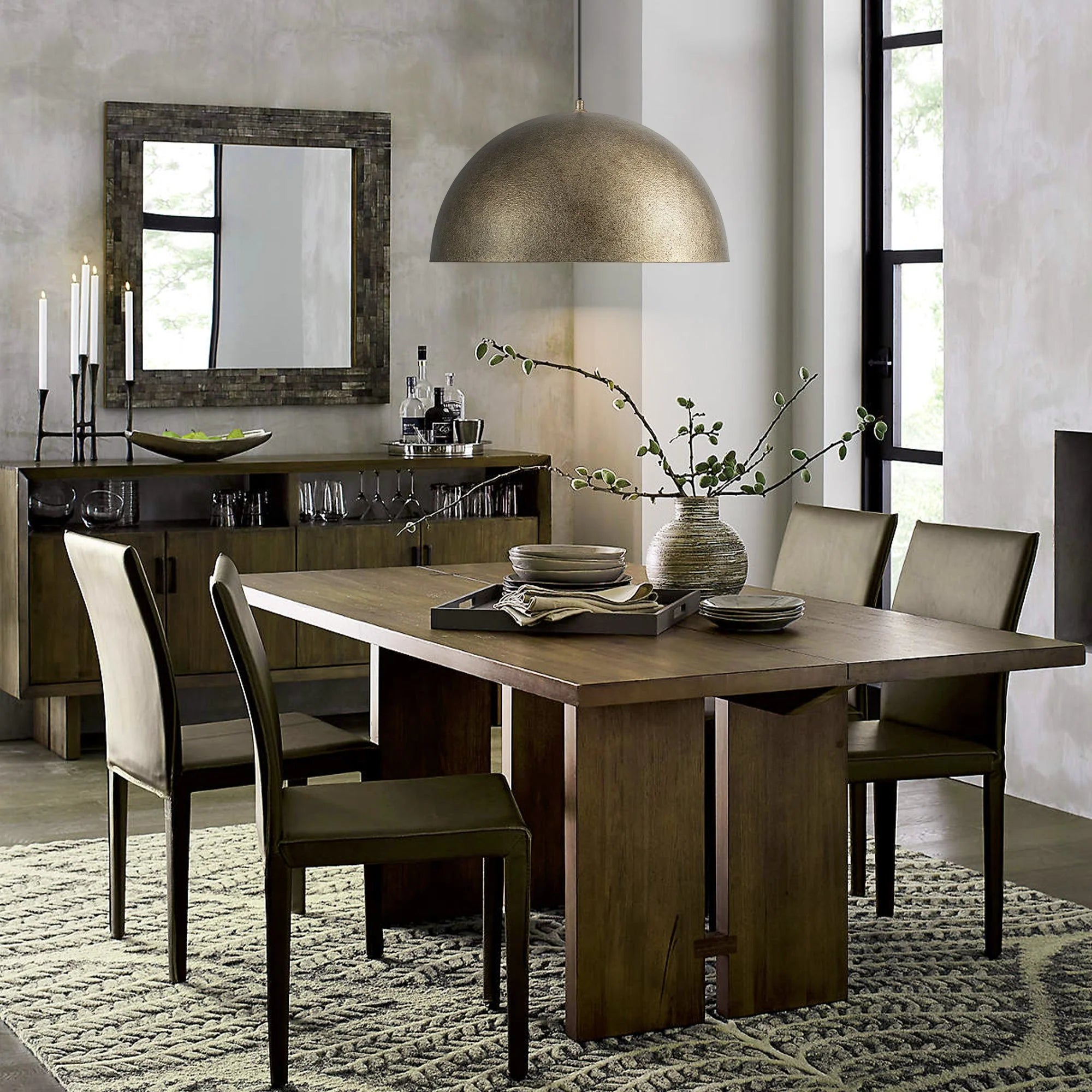 Dimmable Dome Kitchen Island Pendant V925