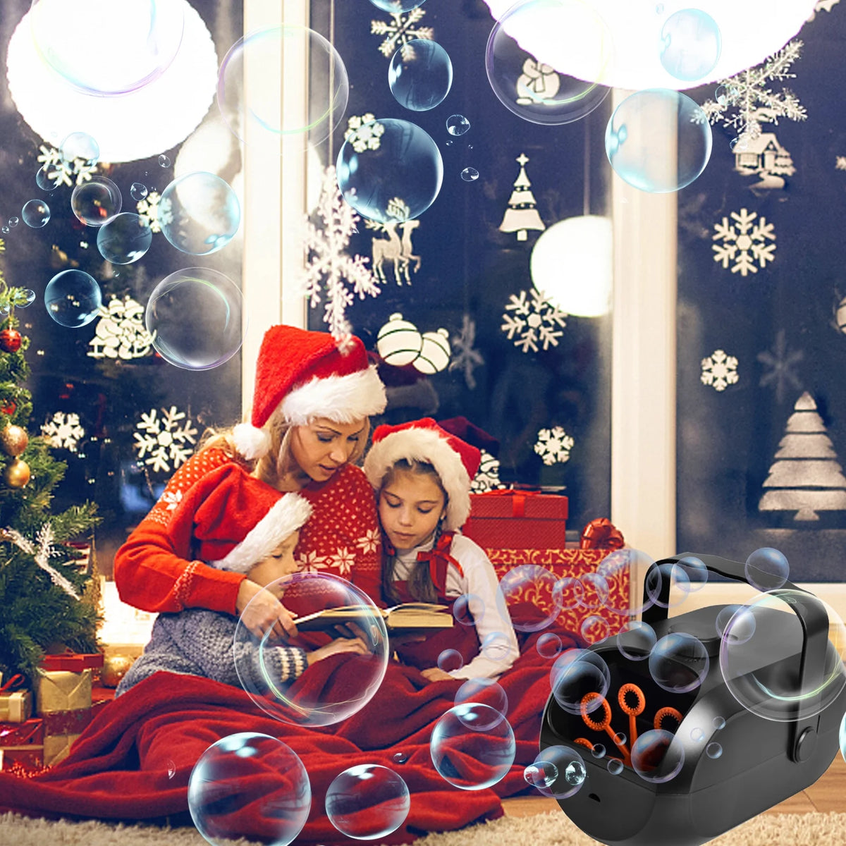 Portable Rechargeable Bubble Machine Y54970