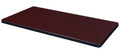 Mahogany Mocha Walnut Rectangle Table Top T41294