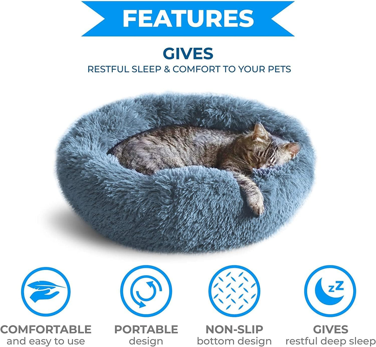 Large Washable Cat Bed K479810