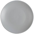Matte Gray 10 1/4x22 Coupe China Plate - 12/Case E2293