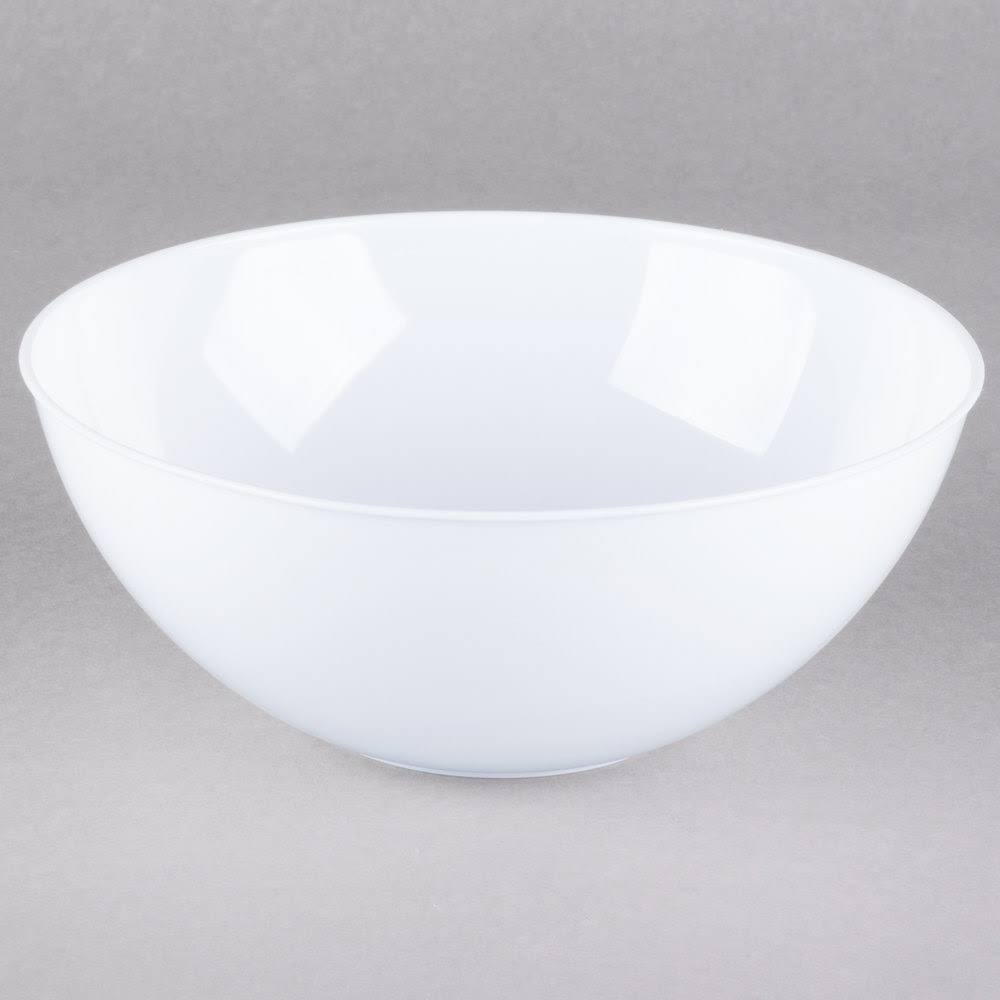 60 oz White Plastic Disposable Bowls U597