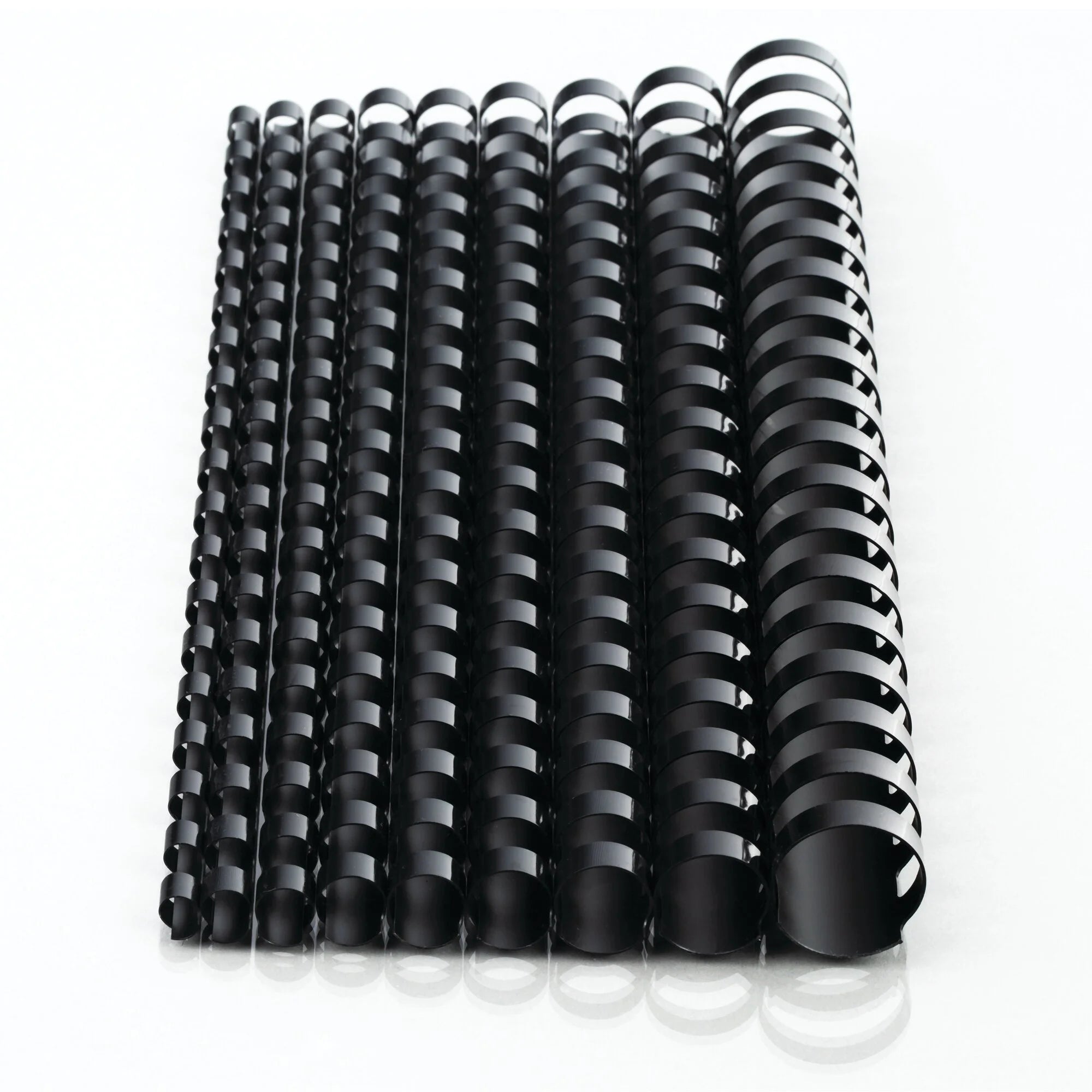 125 Pack Black Binding Spines D63990