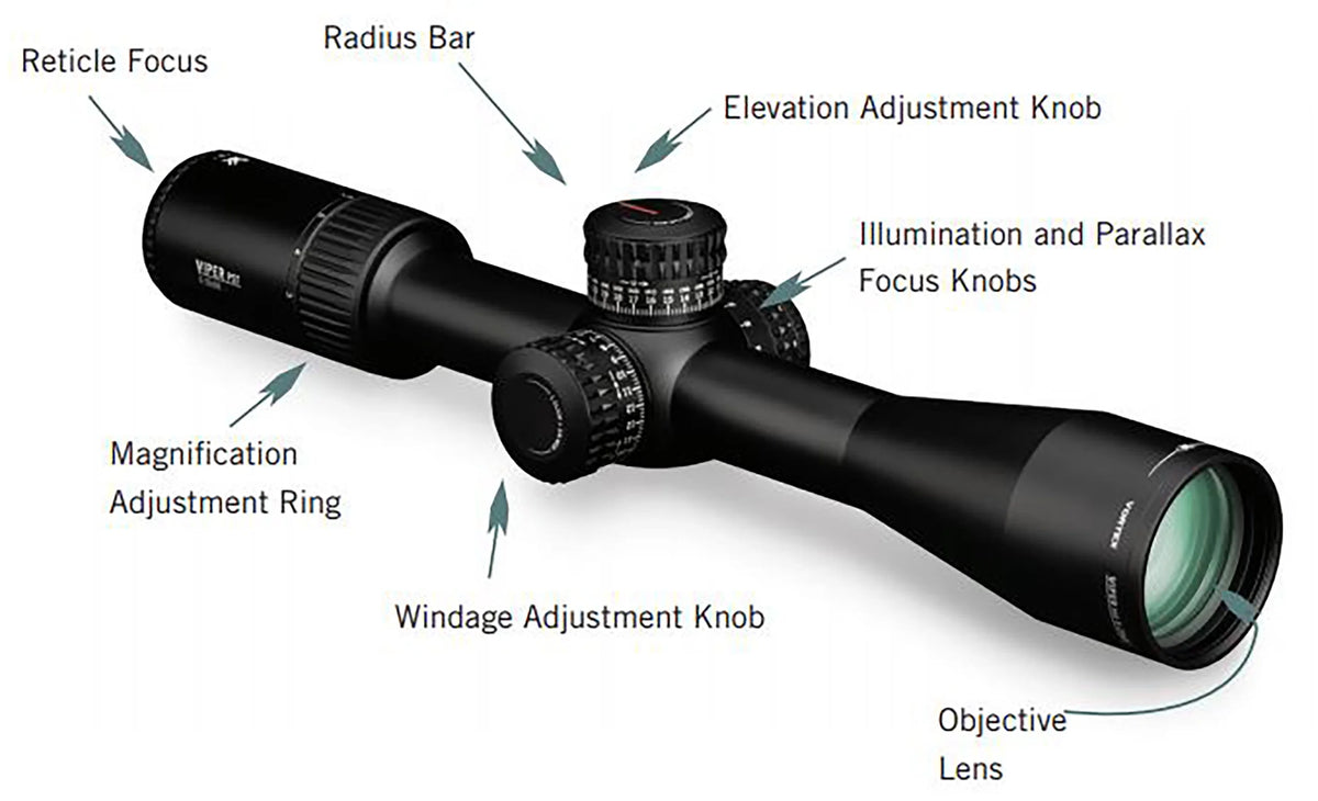 Viper PST Gen II 5-25x50 First Focal Plane Riflescope C3800