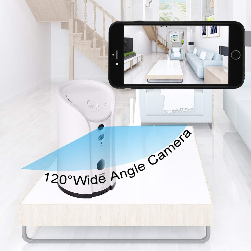 Dog Camera Treat Dispenser with Two-Way Audio and Night Vision Y332