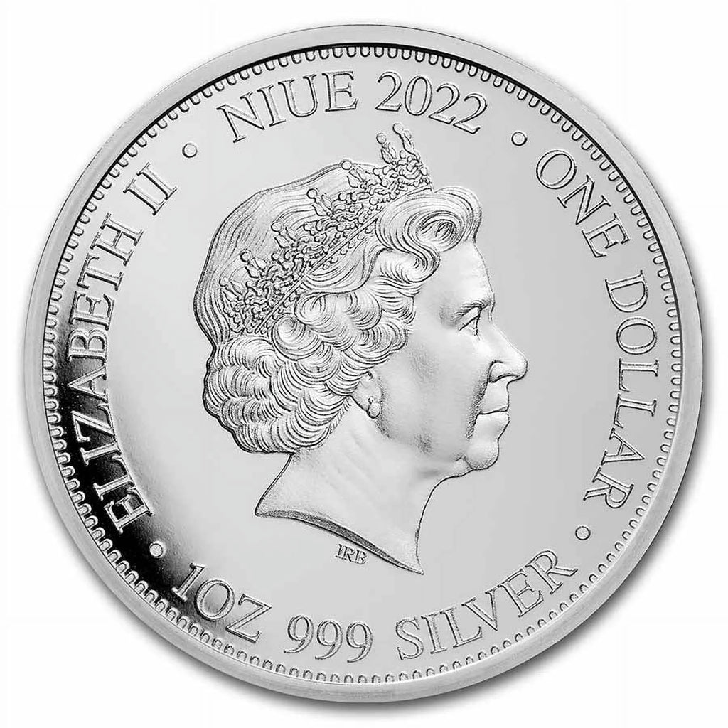 Silver Apex Predators Dragon vs Tiger Coin N9141