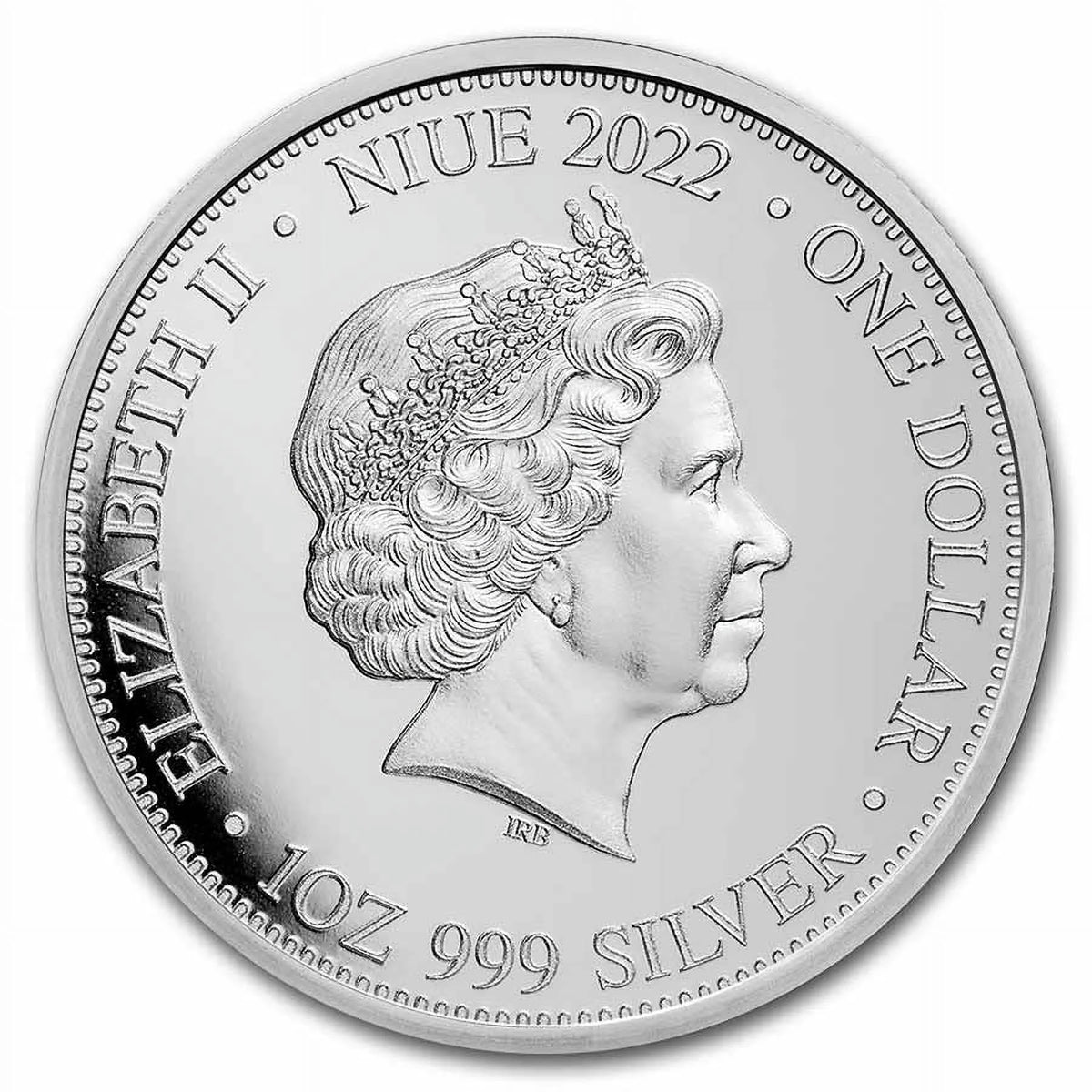 Silver Apex Predators Dragon vs Tiger Coin N9141