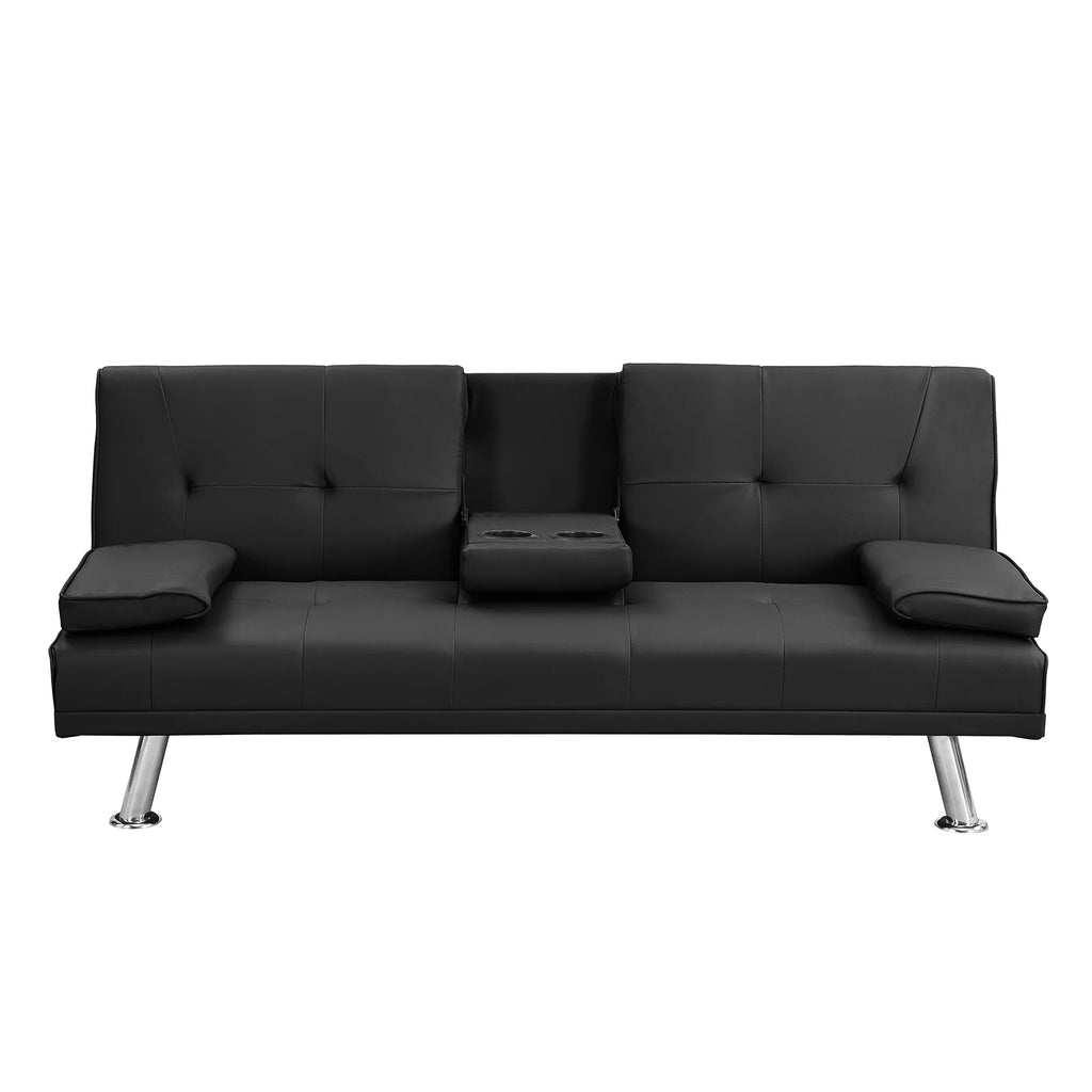 Futon Sofa Bed with Removable Armrests G208693