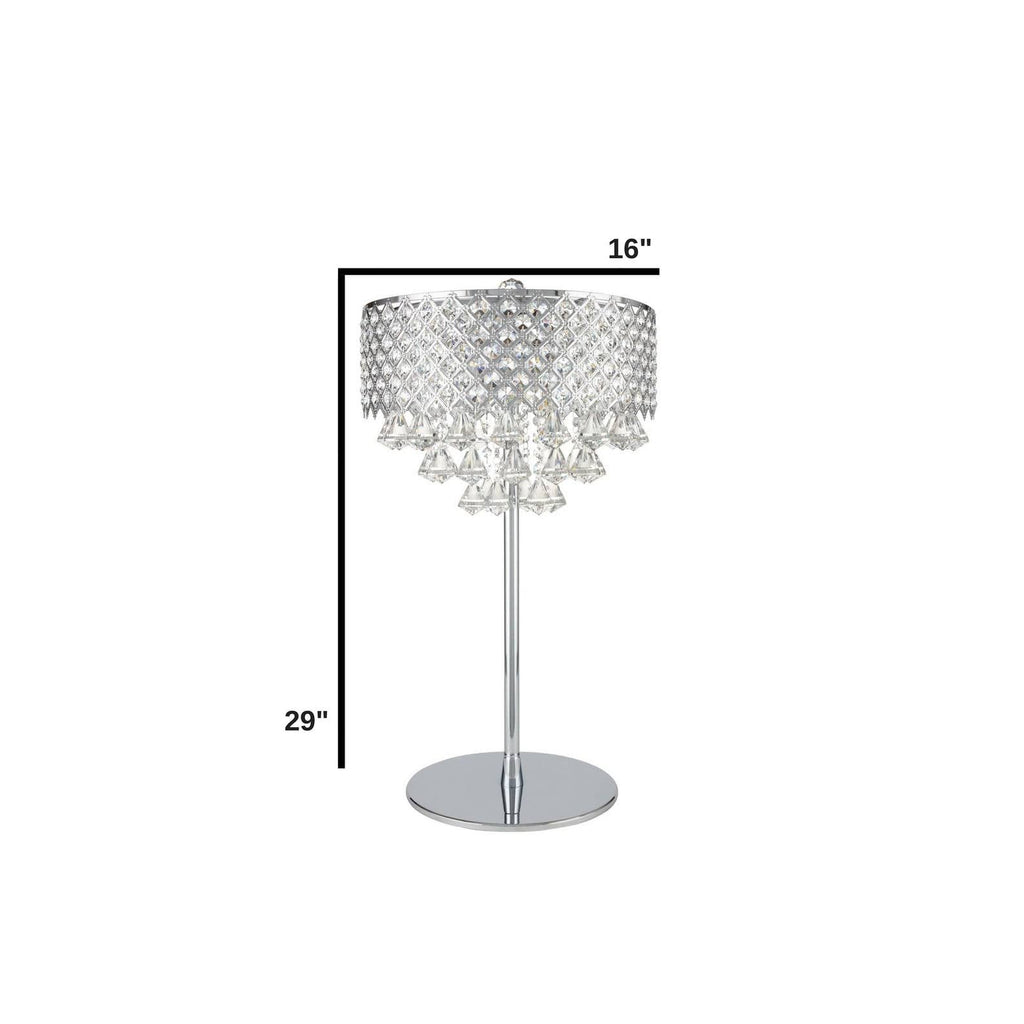 Silver Table Lamp W860933