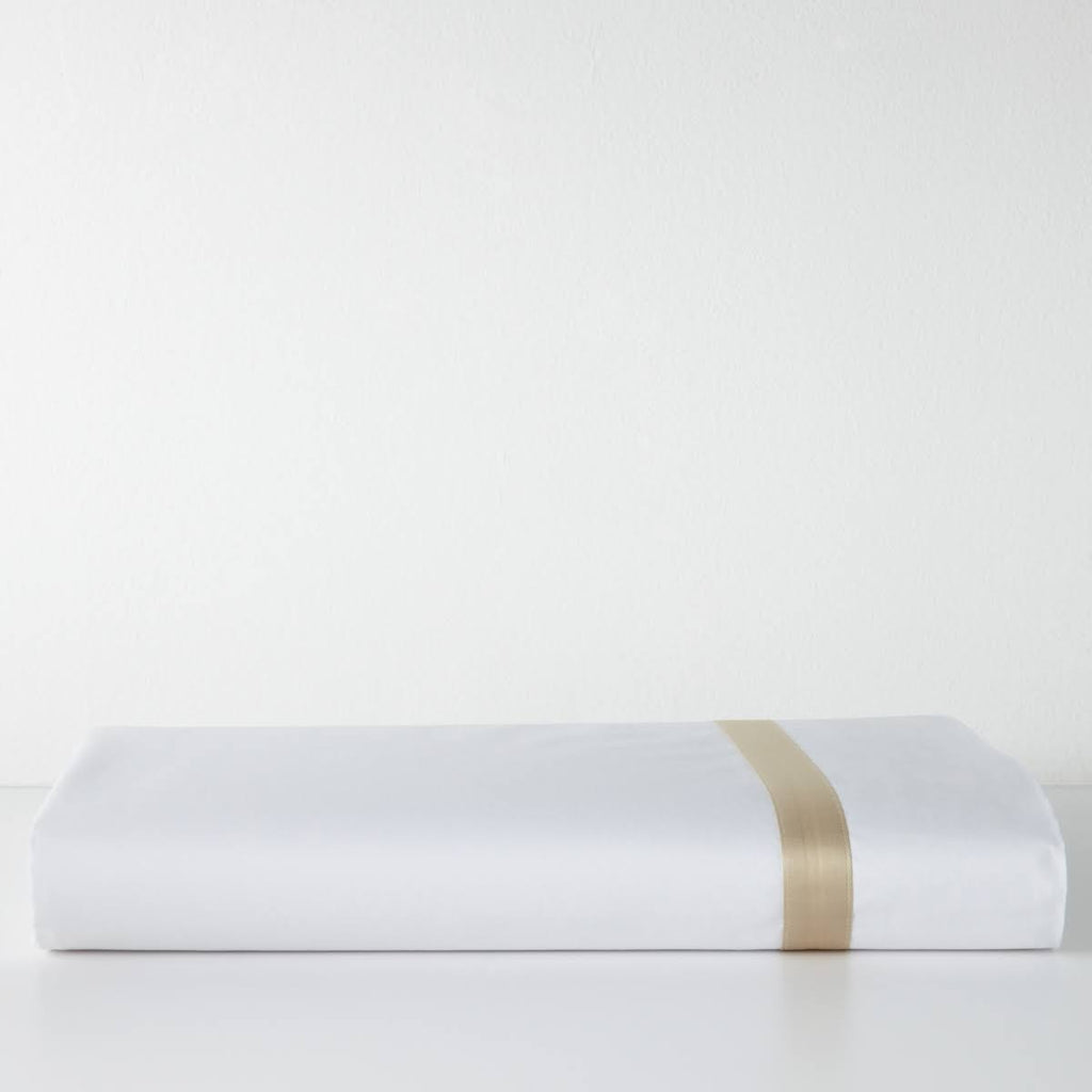King 600 Thread Count White Flat Sheet R371405