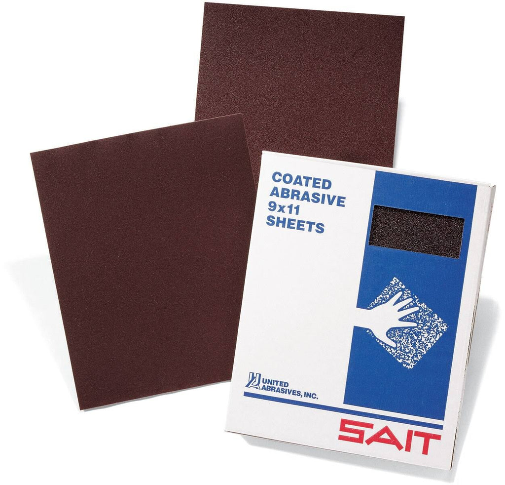 9x11 Aluminum Oxide Sanding Sheets 240 Grit N907