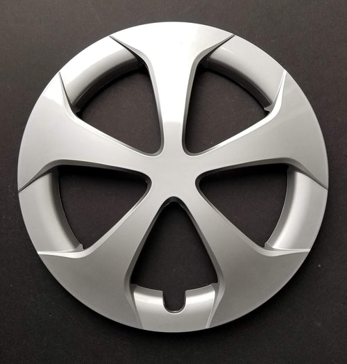 15 Inch 5 Spoke Silver Plastic Wheel Covers Set of 4 J13480