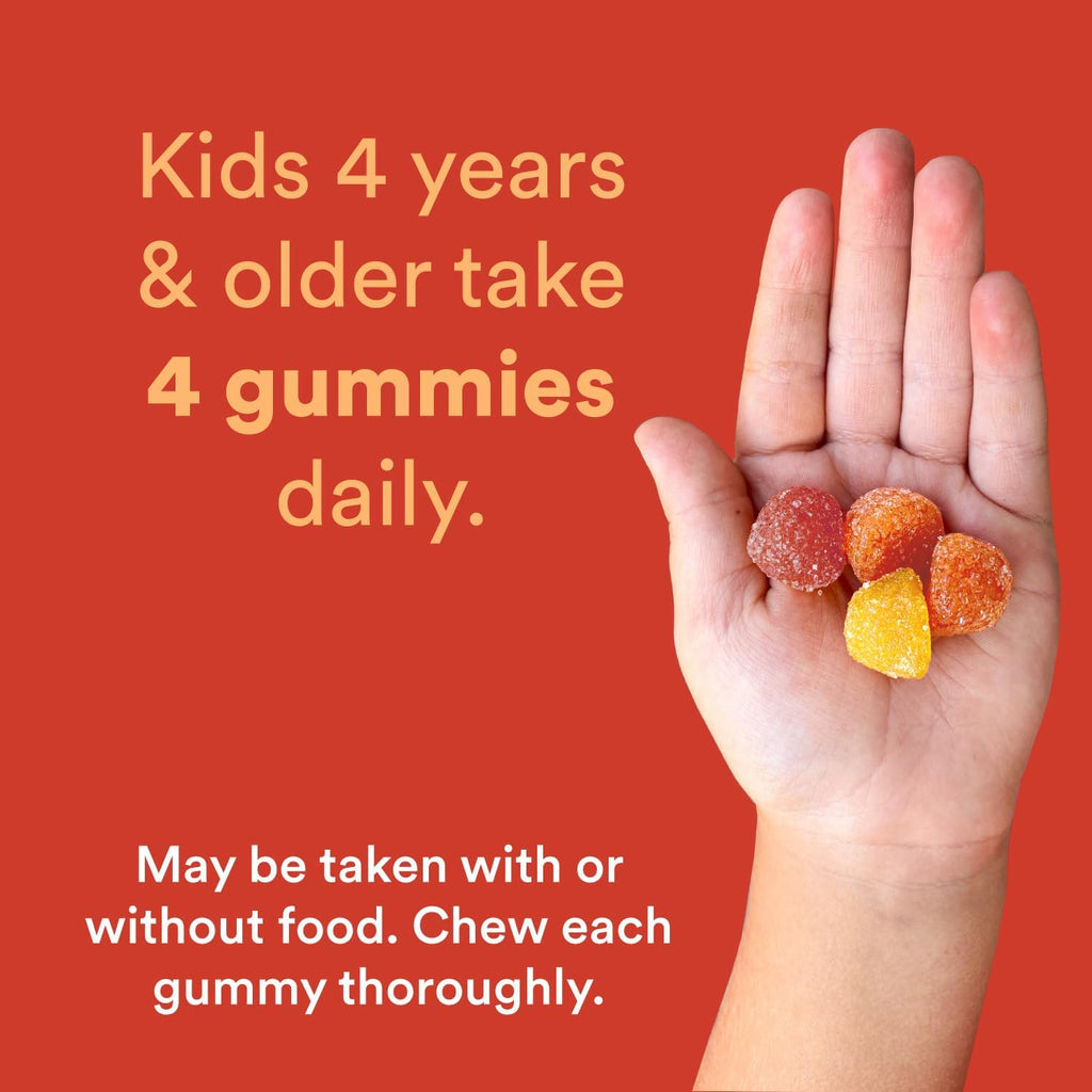 120 Count Kids Multivitamin Gummy with Omega 3 DHA EPA Fish Oil C93235