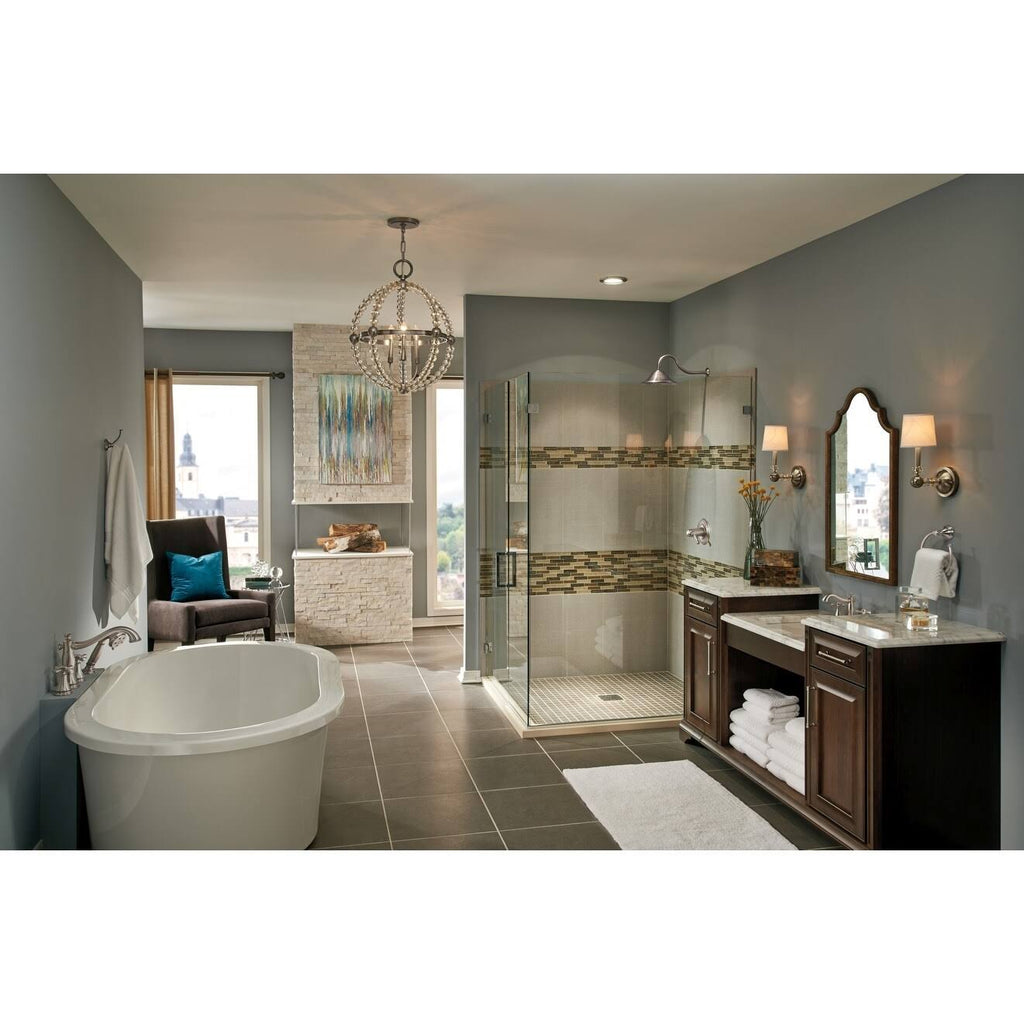 Brilliance Stainless Two Cross Bath Faucet / Bidet Handle Kit N313