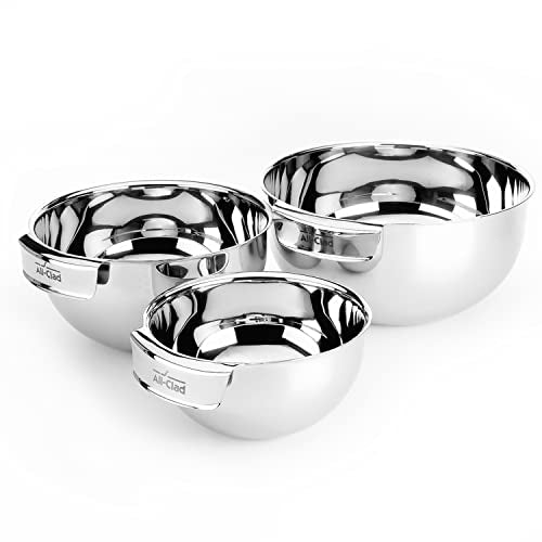 Stainless Steel Mixing Bowls Set 1.5, 3, 5 Quart C38275