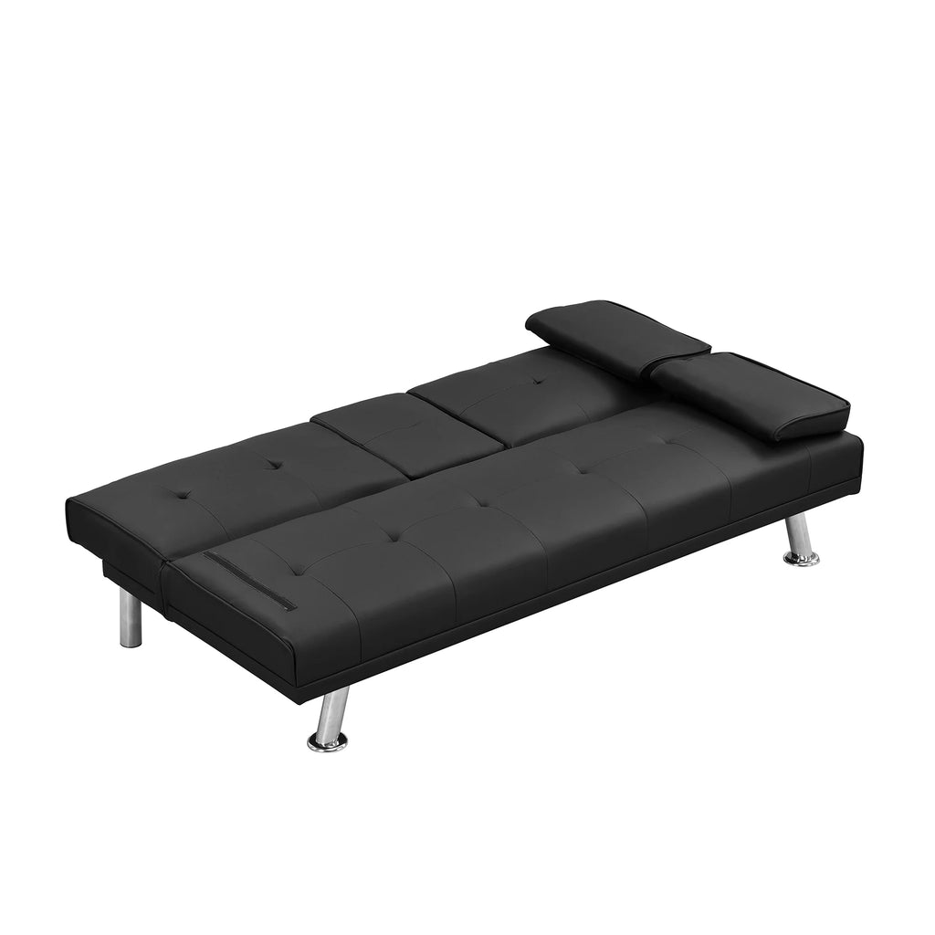 Futon Sofa Bed with Removable Armrests G208693