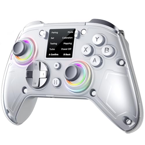 Gray Wireless Gaming Controller with Hall Joysticks B5491