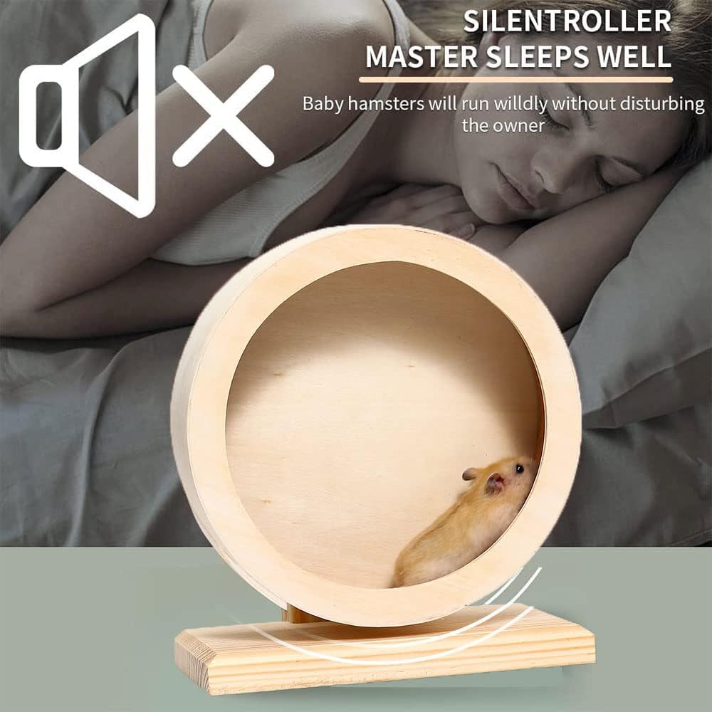 Wooden Hamster Exercise Wheel O221577