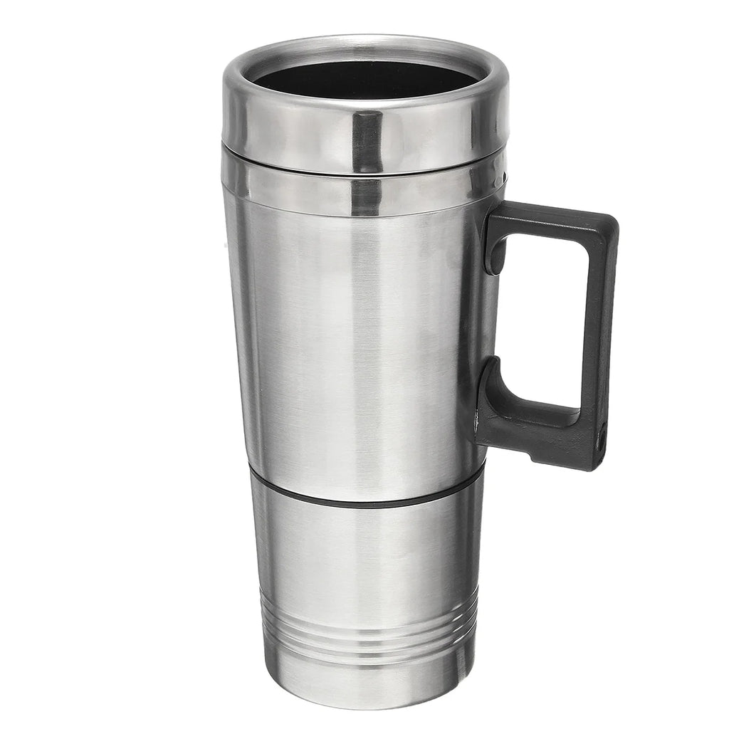 Stainless Steel 500ml Car Heating Cup with Anti-Spill Lid W194
