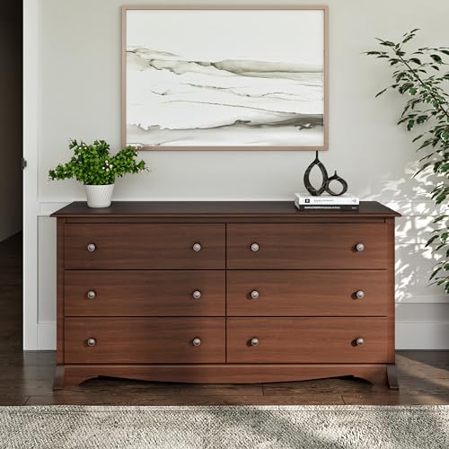 Rustic White Double Drawer Dresser and Three Drawer Nightstand M656
