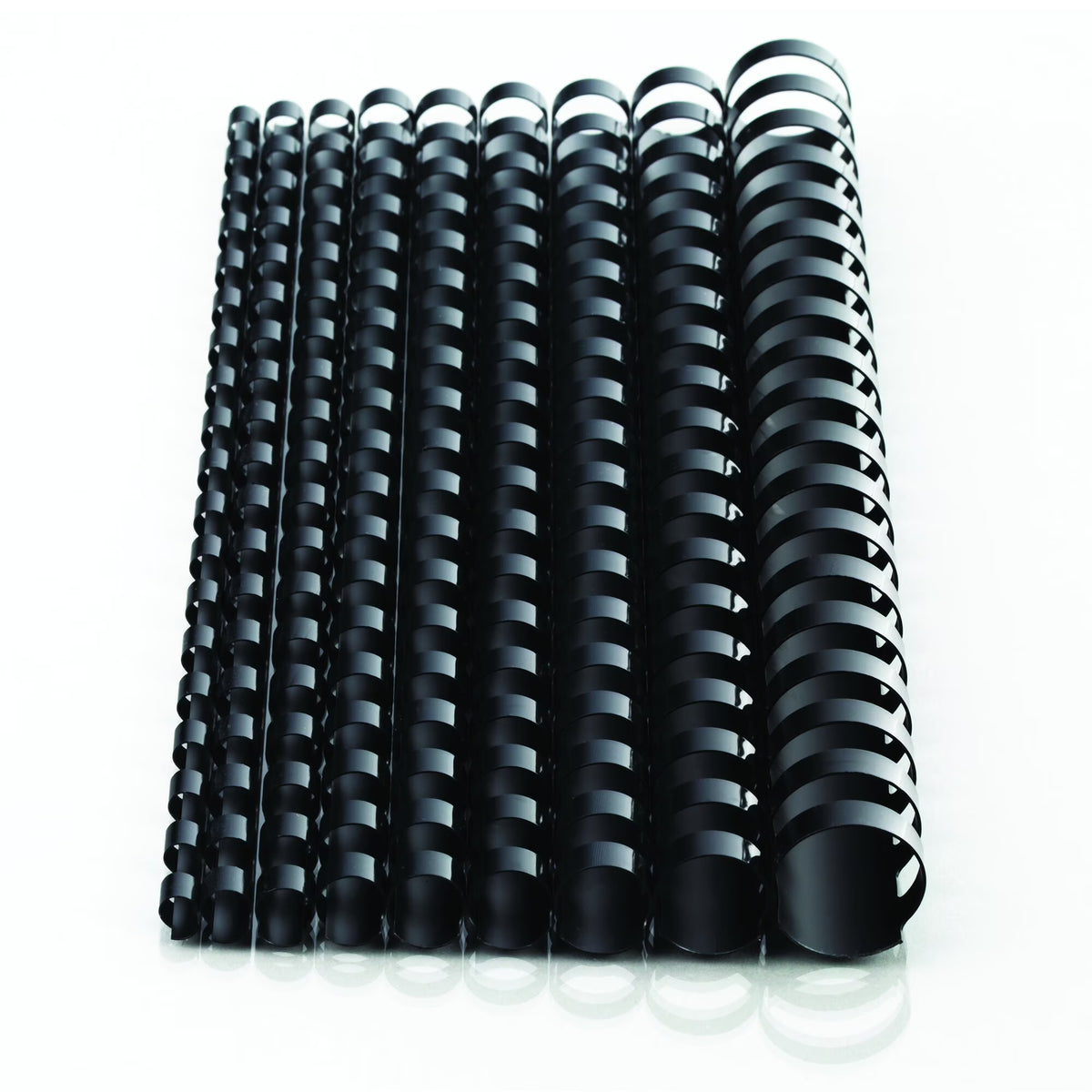 125 Pack Black Binding Spines D63990