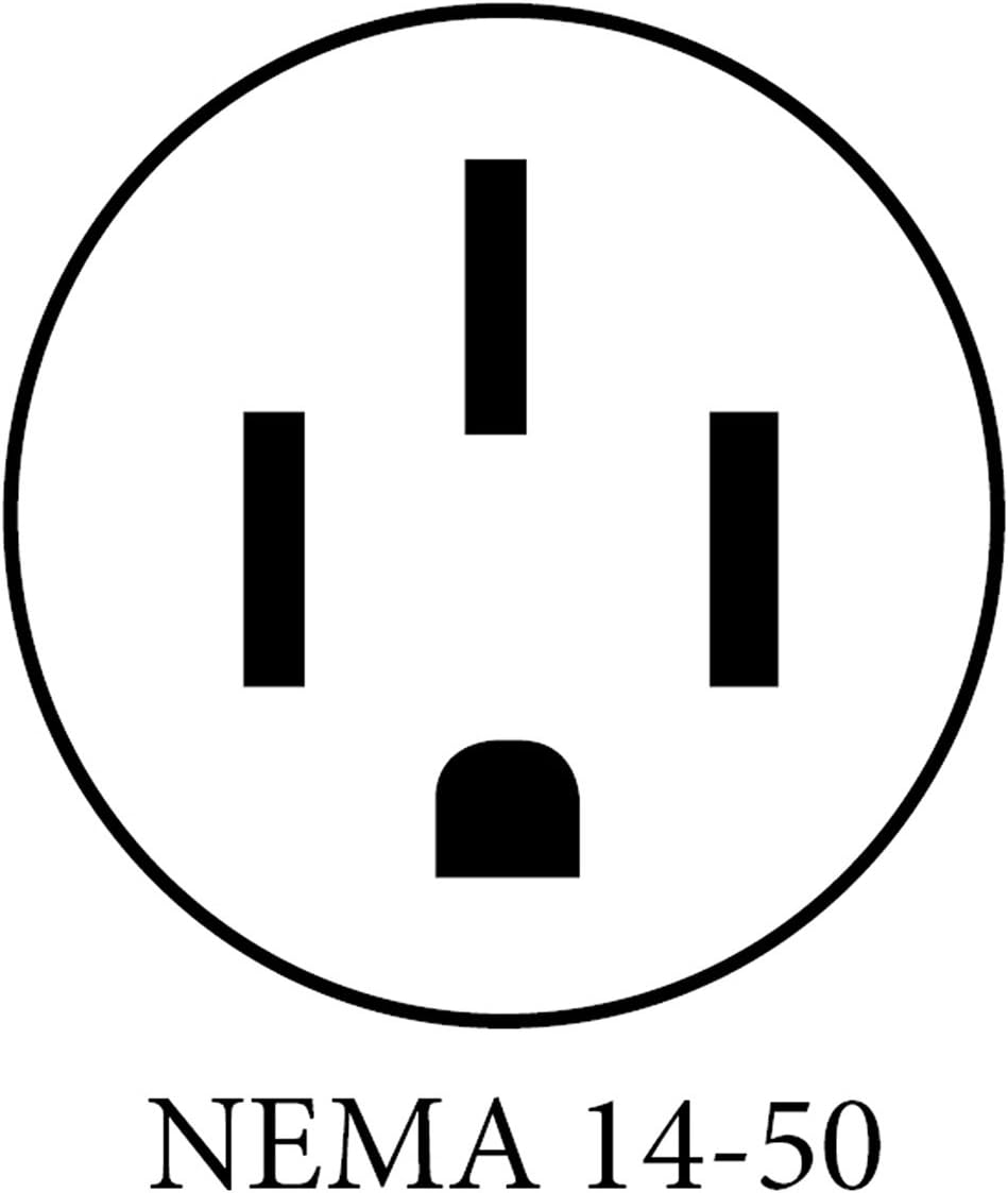 EV Charging Station, Level 2, NEMA 14-50, 40A, 25 ft Charging Cable I67689