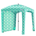 Beach Cabana Canopy, Waterproof, Portable 6' x 6' Beach Shelter with Side Wall, UPF 50+ Z16968
