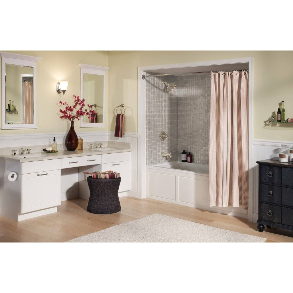 Brilliance Stainless Two Cross Bath Faucet / Bidet Handle Kit N313