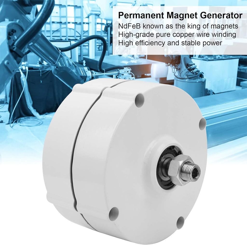 Three-Phase Permanent Magnet Generator with Rectifier 48V M401