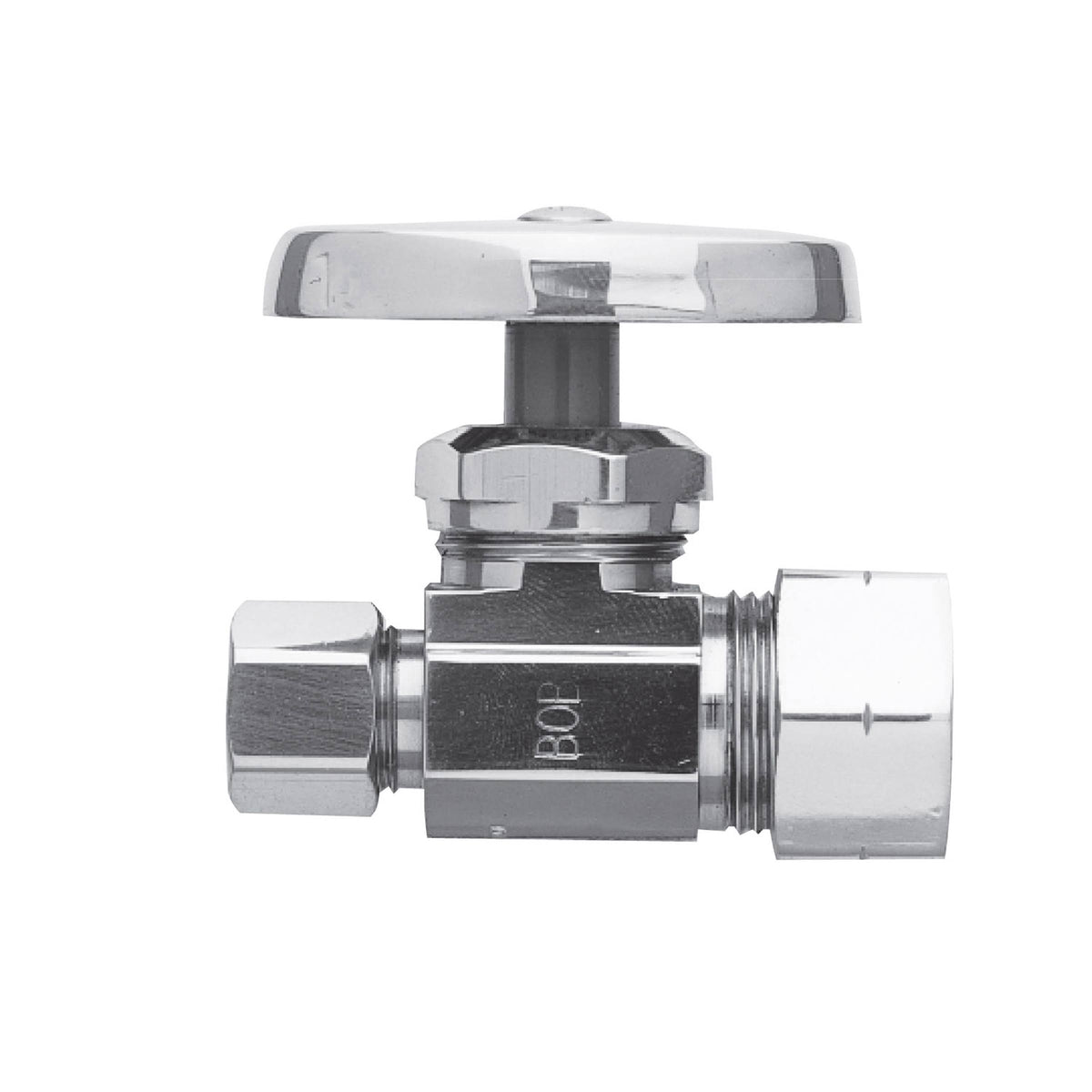1/2x22 Compression Straight Valve F743661