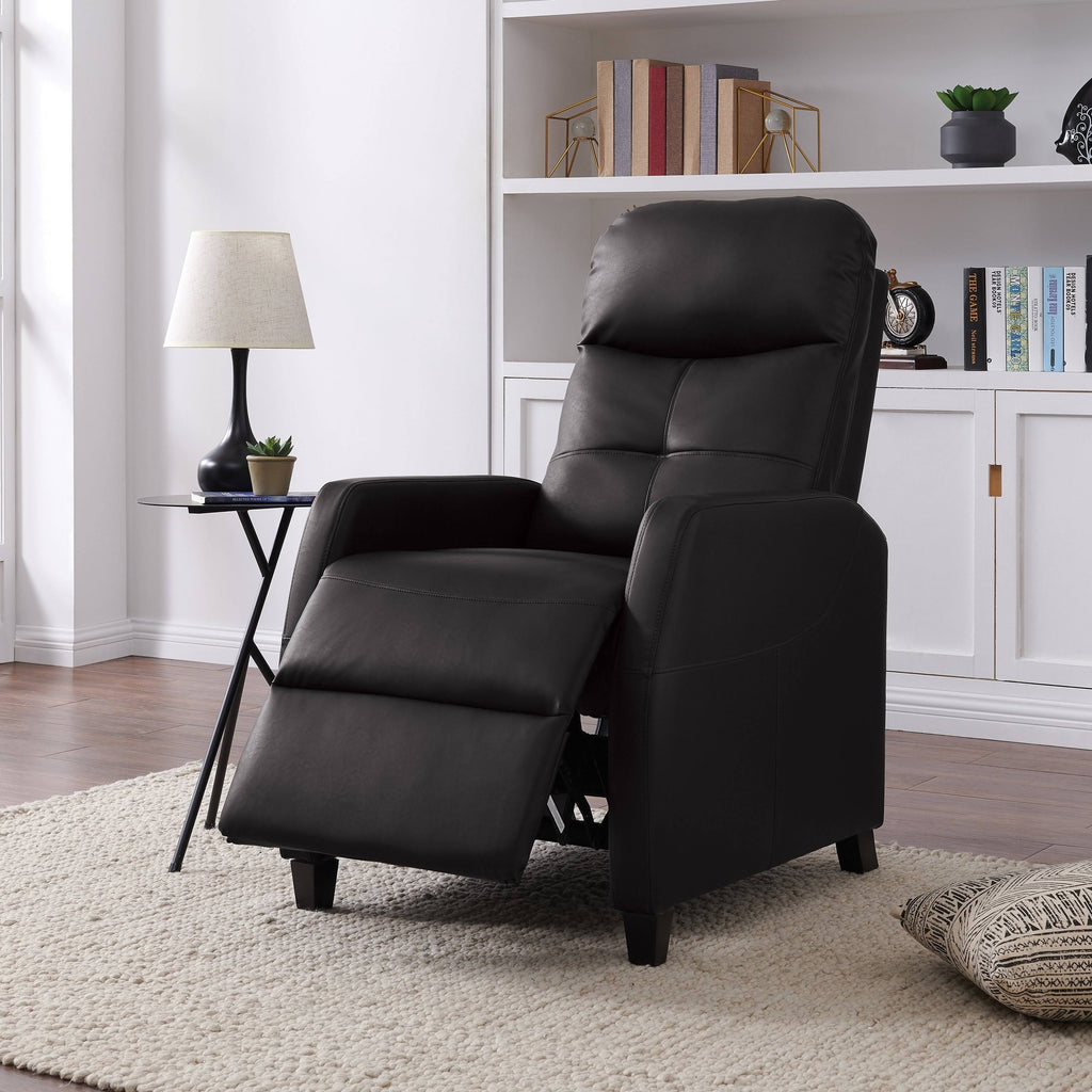 Warm Grey Push-Back Recliner Chair I55590