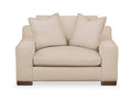 Foam Comfort Chair and A Half - Buff White X474